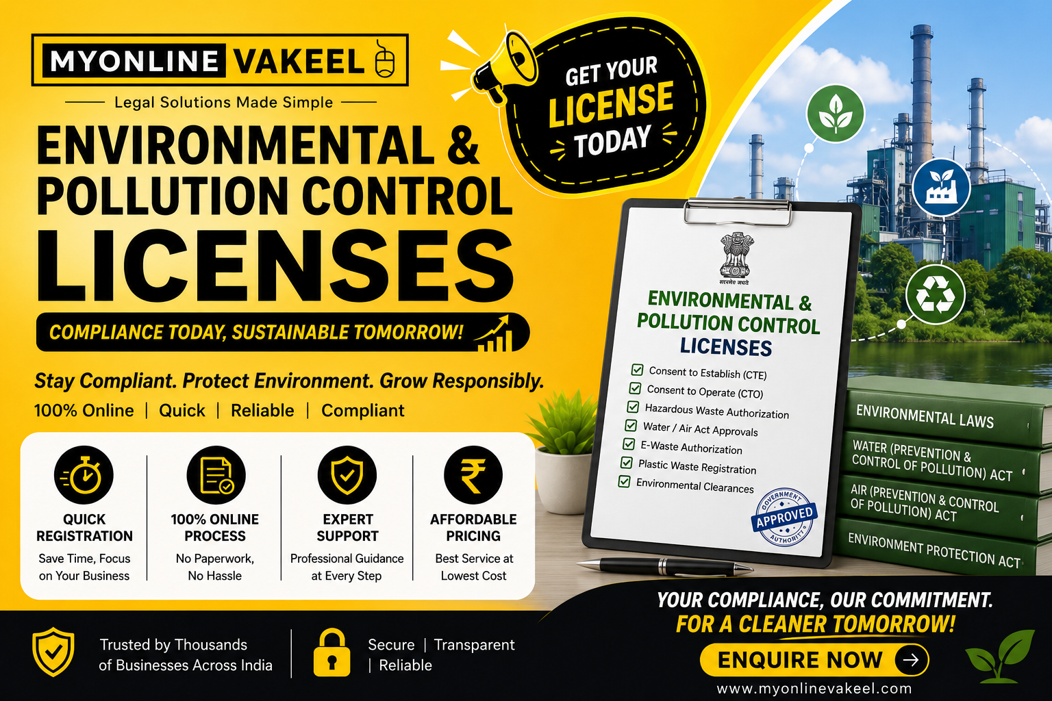 Environmental & Pollution Control Licenses